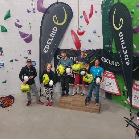 Siegerehrung Deutsche Meisterschaft Routenbau