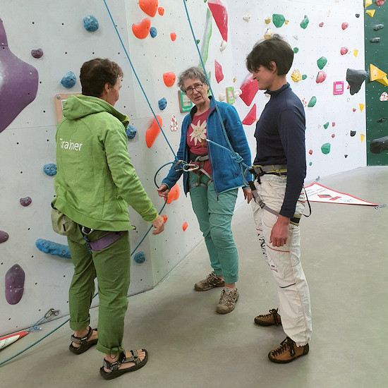 Schnuppern Seilklettern